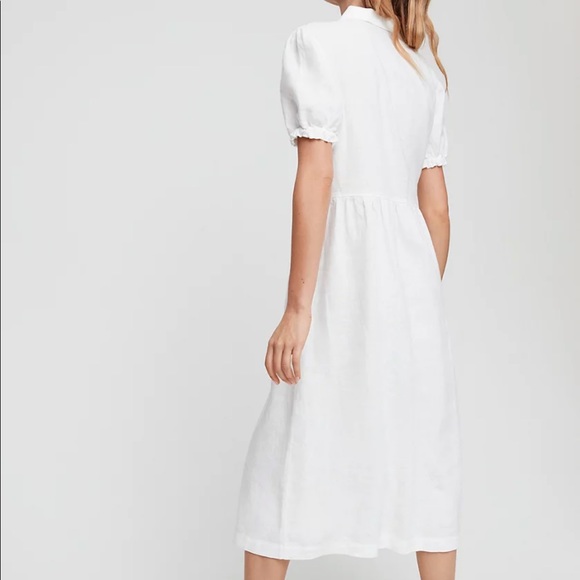 Aritzia White Midi Dress - Picture 13 of 16